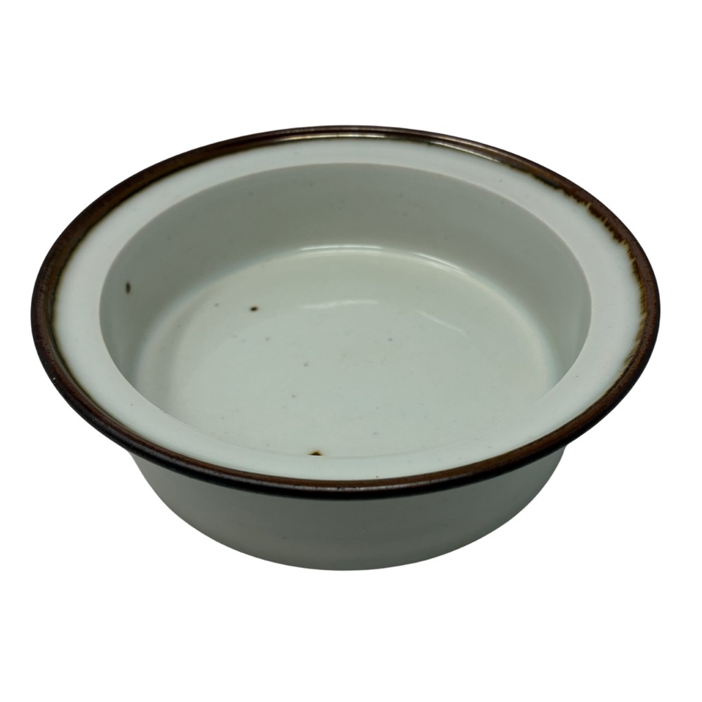DANSK Brown Mist Rim Soup Bowl Blue Back Stamp Replacement Piece Denmark MCM